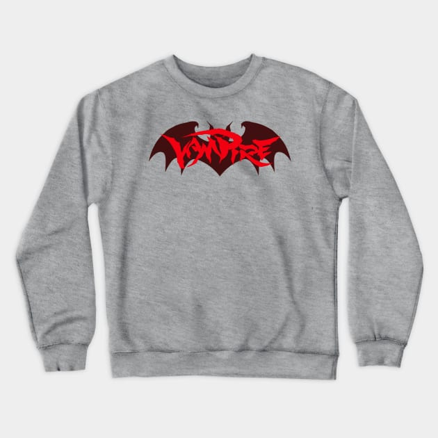 Vampire Bat Logo Crewneck Sweatshirt by media319